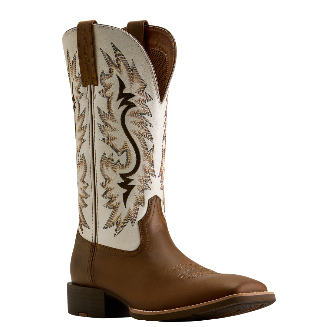 Ariat Men's Sport Colter Distressed Brown Wide Square Toe Cowboy Boot 10080267