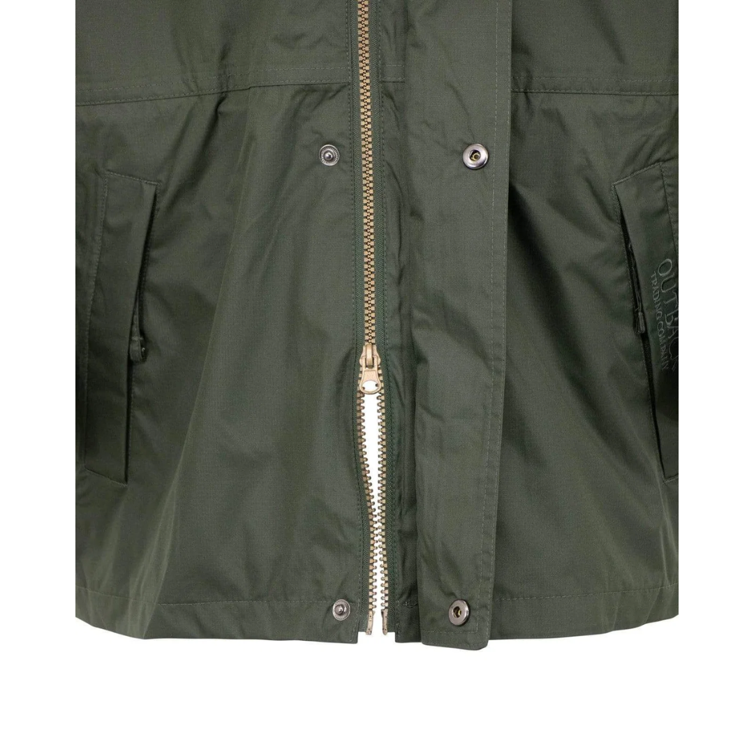 Outback Trading Co. Dark Olive PAK-A-ROO PARKA Jacket 2405-DOL