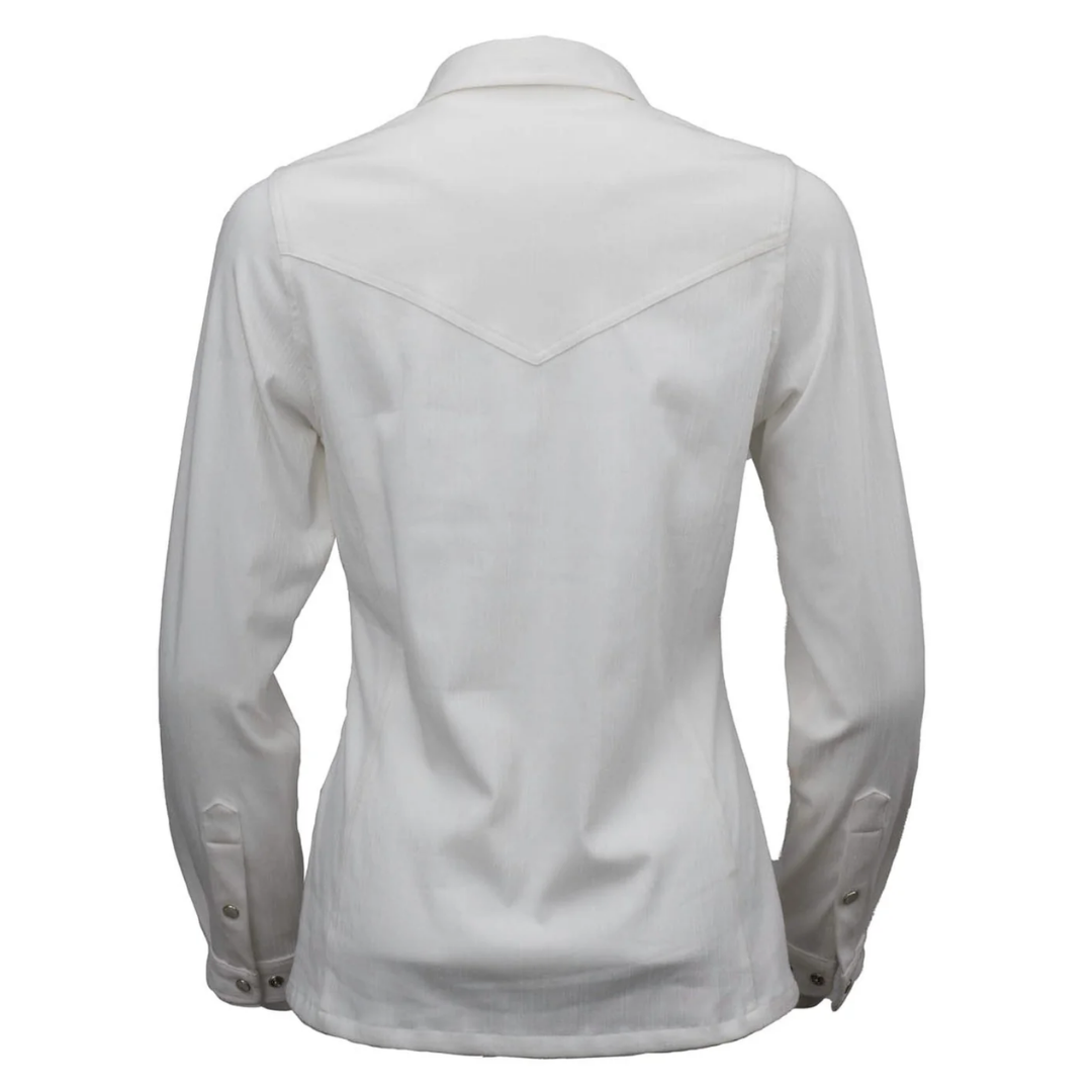 Outback Trading Ladies Kat White Snap Shirt 42246-WHI