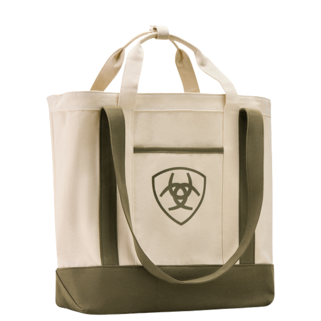 Ariat ADT Natural & Olive Collegiate Tote 10080847