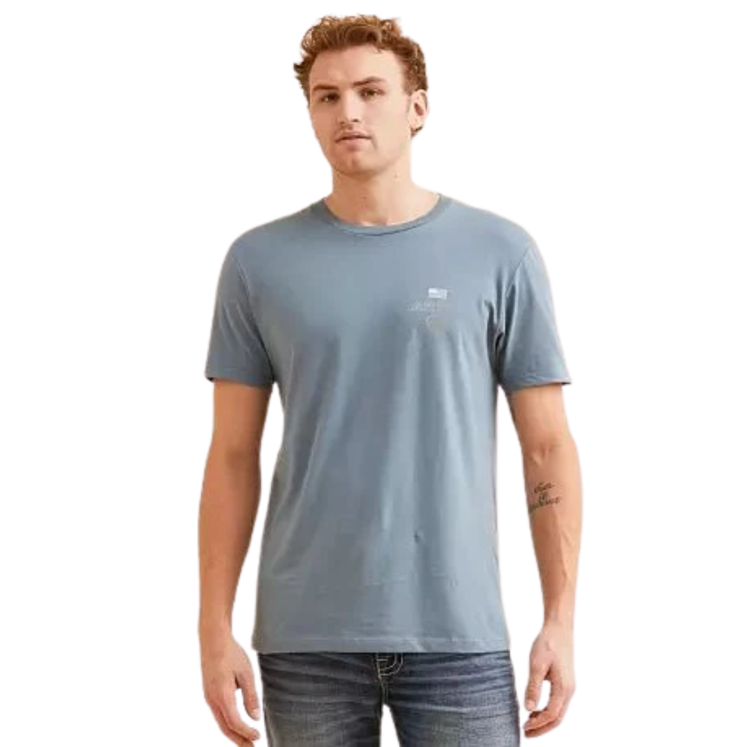 Ariat Men's Triple Stacker Light Denim T-Shirt 10079365
