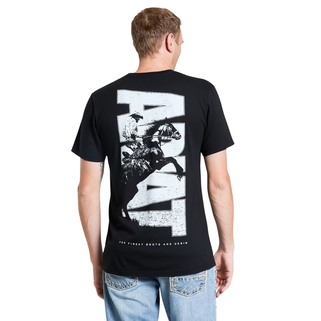 Ariat Men's Silo Charge Black T-Shirt 10082623