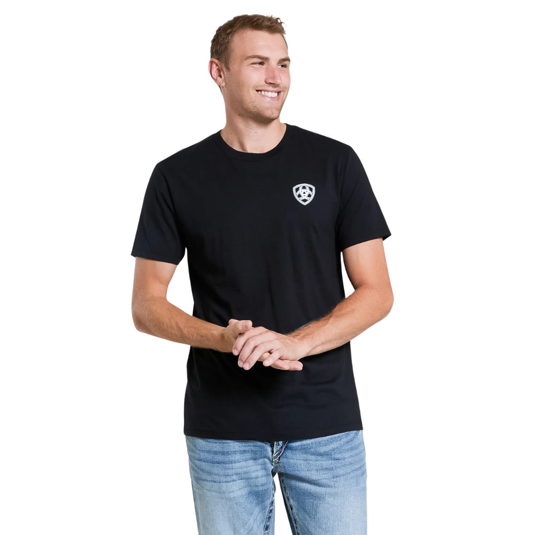 Ariat Men's Silo Charge Black T-Shirt 10082623