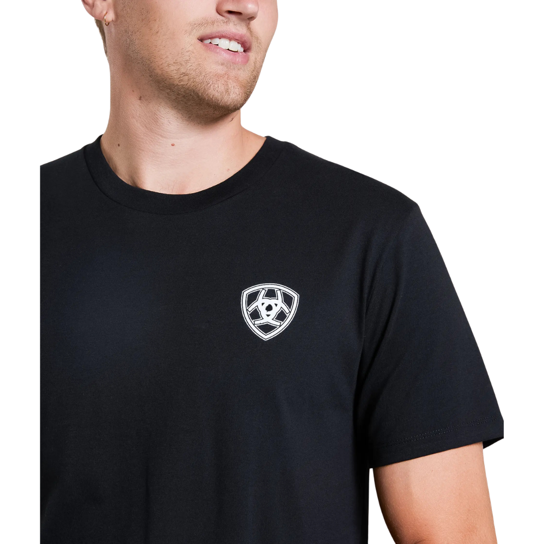 Ariat Men's Silo Charge Black T-Shirt 10082623