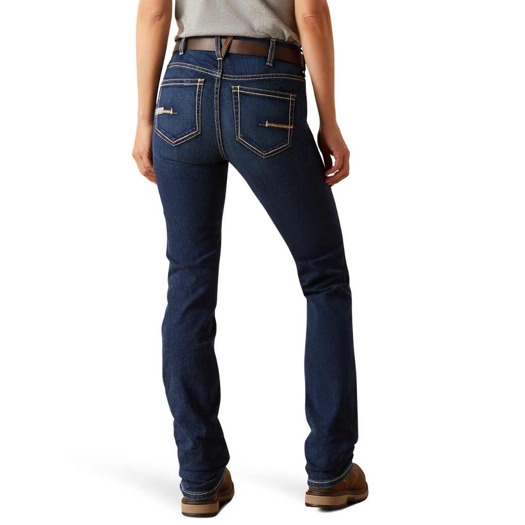 Ariat Ladies Rebar DuraStretch Riveter Double Front Camden Wash Slim Jean 10036684
