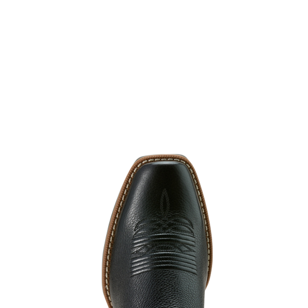 Ariat Ladies Junction Black Deertan Narrow Cutter Toe Western Boot 10061331