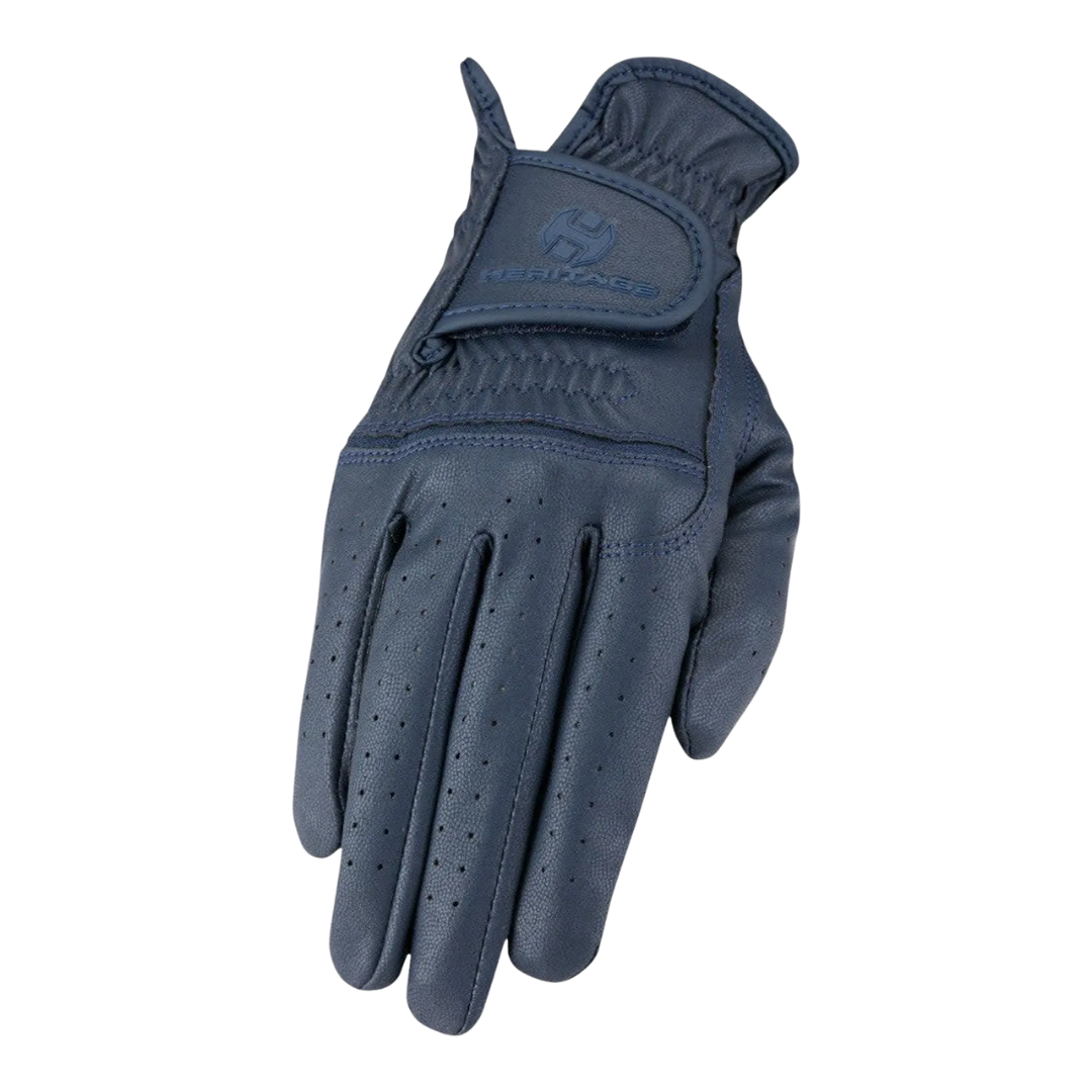 Heritage Premier Navy Show Gloves 10-HG207-15