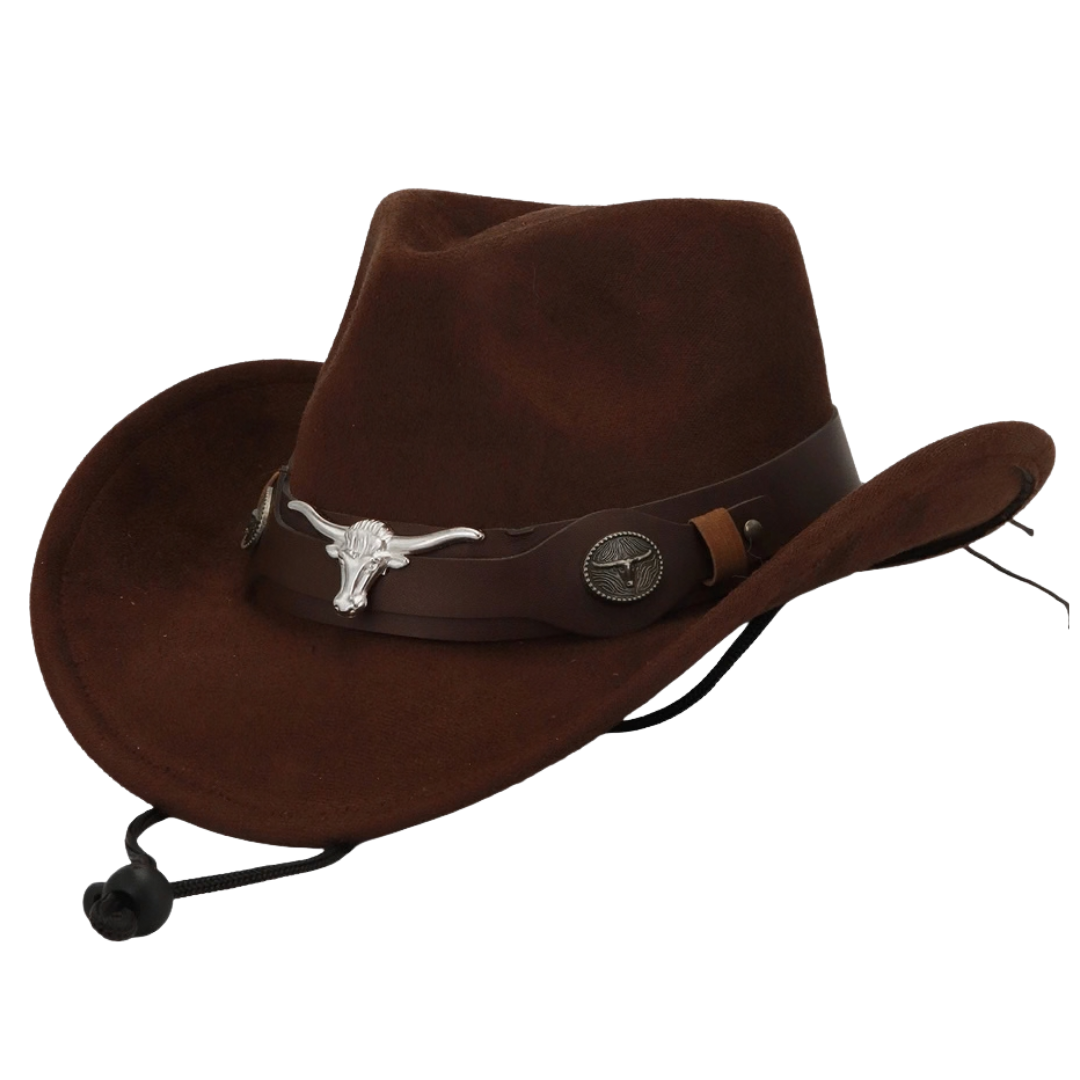 Cap Zone Youth Dark Brown Cowboy Hat 260-50-DKBR