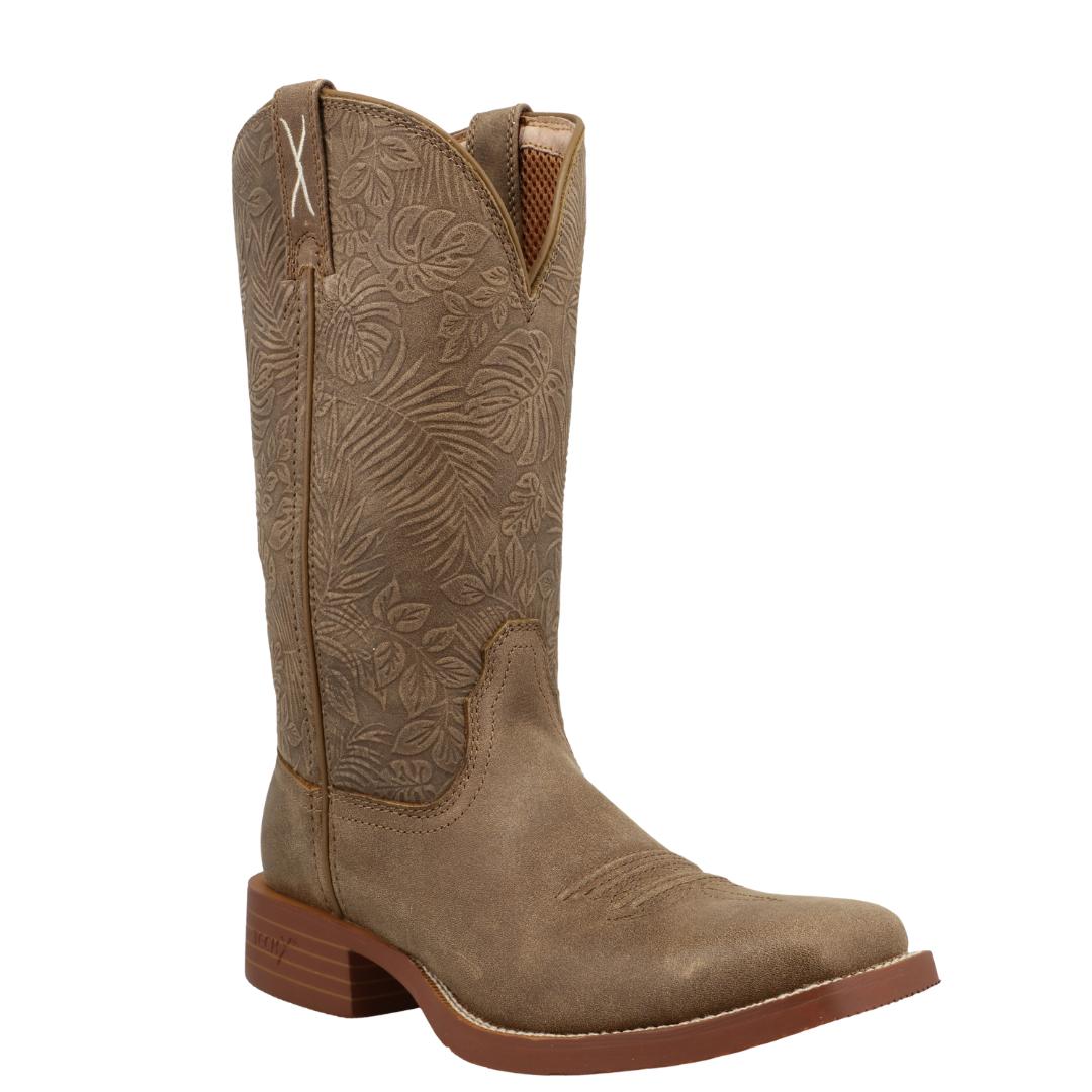 Twisted X Ladies Bomber Brown 11" Tech X Western Boot WXTR021