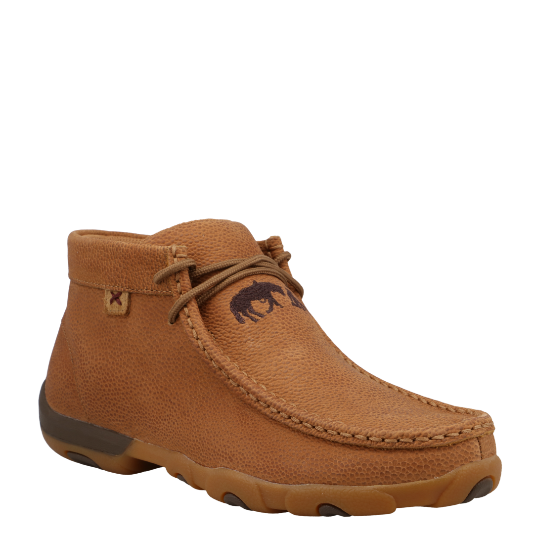 Twisted X Ladies Chukka Honey Tan Driving Moc Casual Shoe WDM0169