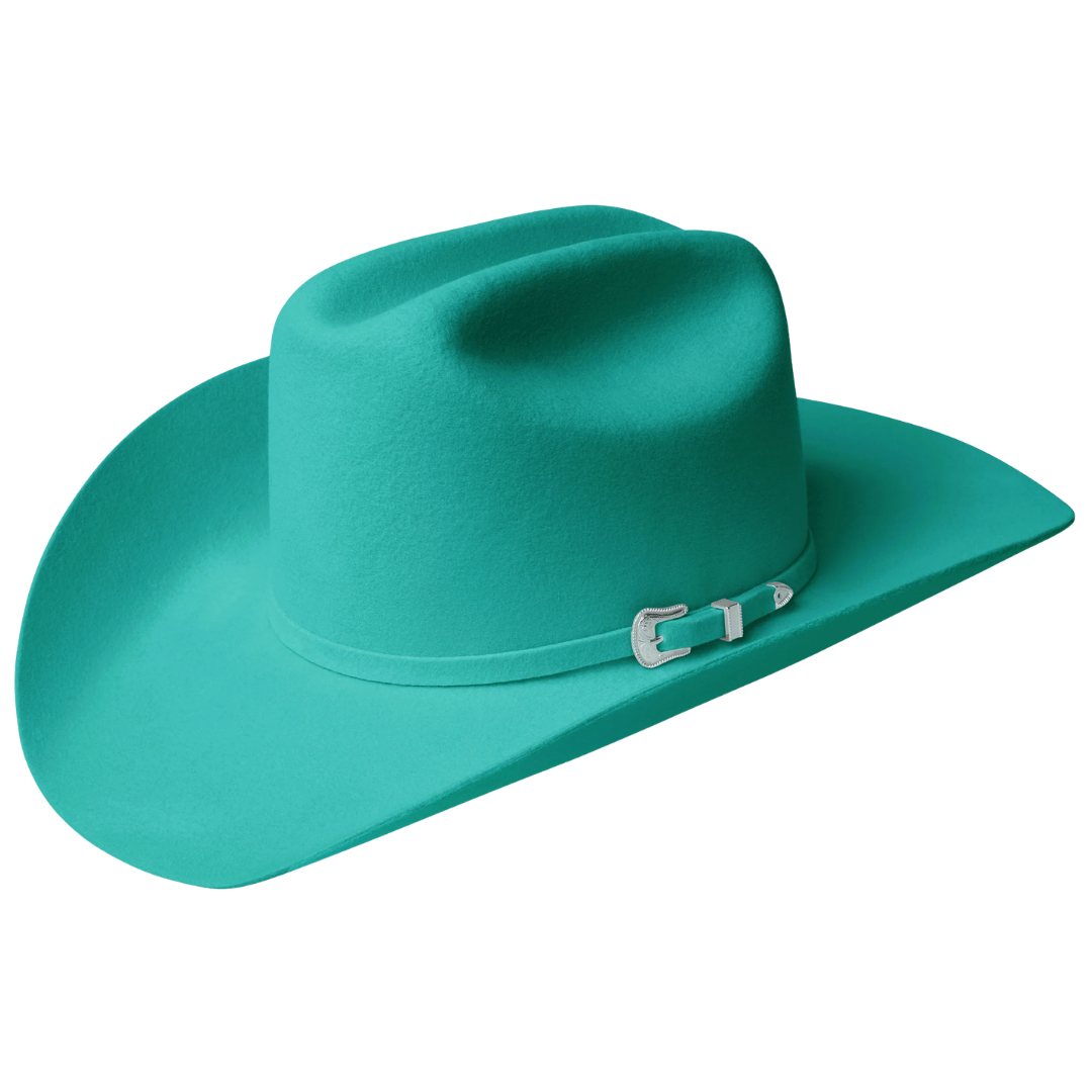 Bailey Ladies Lightning 4X Bright Aqua Western Hat W0604A-BA425