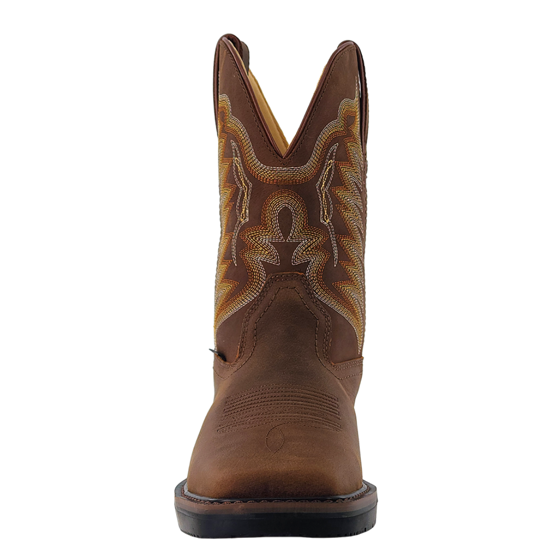 R. Watson Men's Crazy House Cowhide Leather 11" Steel Toe Work Boot RW1804-ST