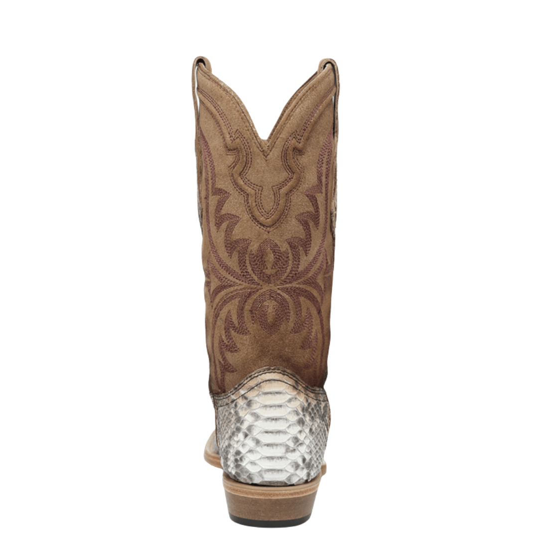 Corral Men's Natural Python Embroidery Western Boot A5170