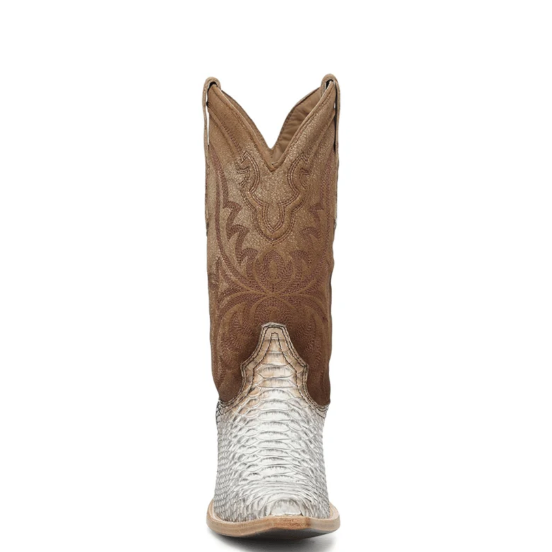 Corral Men's Natural Python Embroidery Western Boot A5170