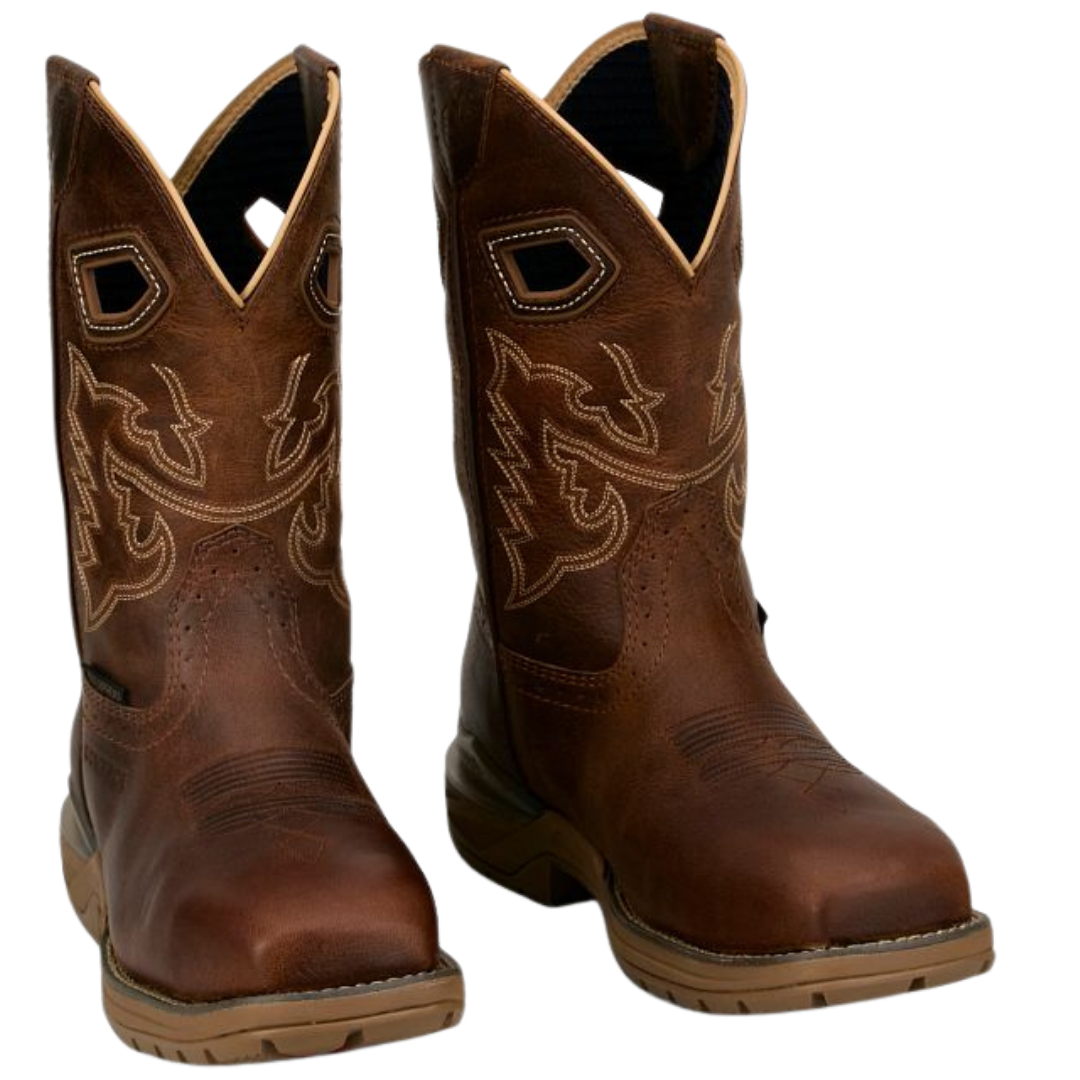 Justin Men's OilPatch Tan Waterproof Nano Comp Toe Work Boot WR4149