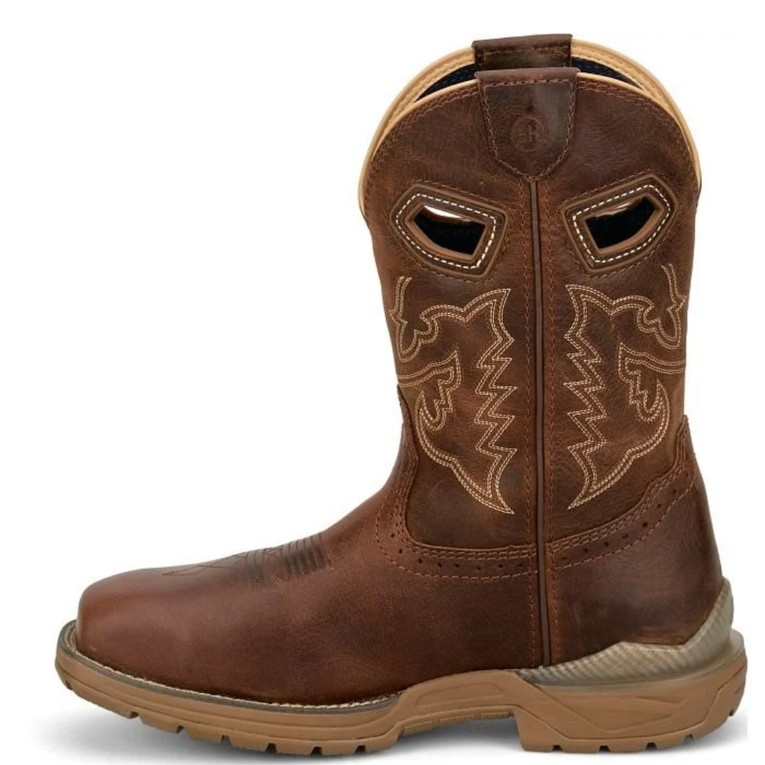 Justin Men's OilPatch Tan Waterproof Nano Comp Toe Work Boot WR4149