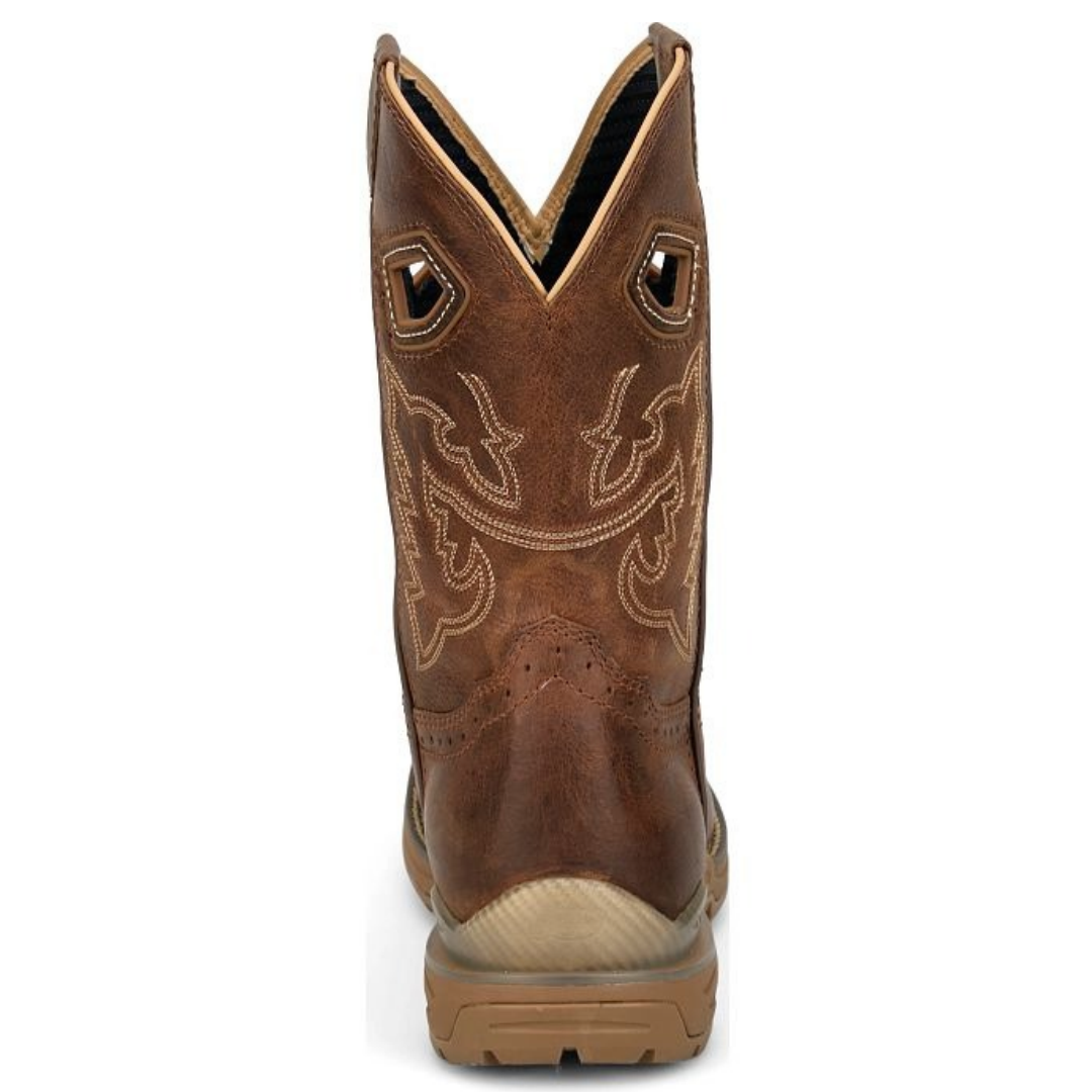 Justin Men's OilPatch Tan Waterproof Nano Comp Toe Work Boot WR4149
