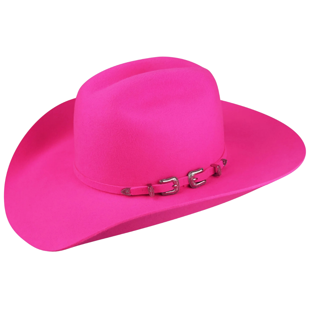 Bailey Ladies Punchy Malibu Pink Wool Western Hat W23RDC-MP615