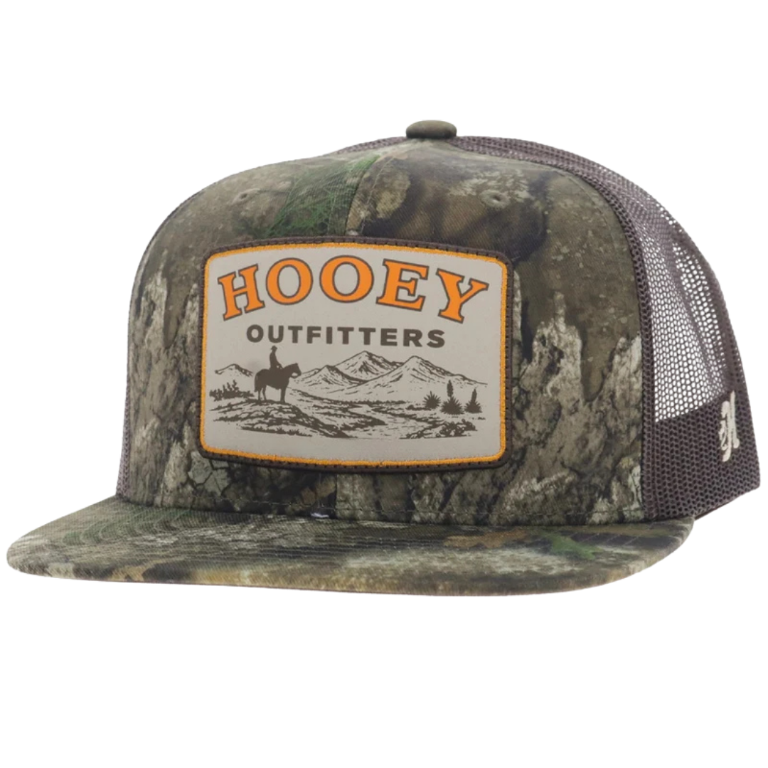 Hooey Backcountry Camo 6 Panel Trucker Cap 6049T-CABR
