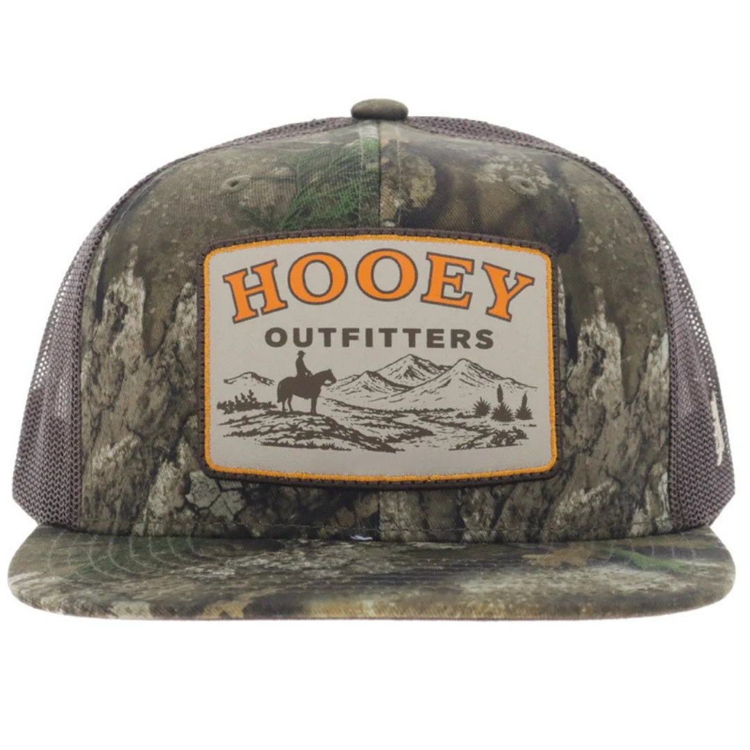 Hooey Backcountry Camo 6 Panel Trucker Cap 6049T-CABR