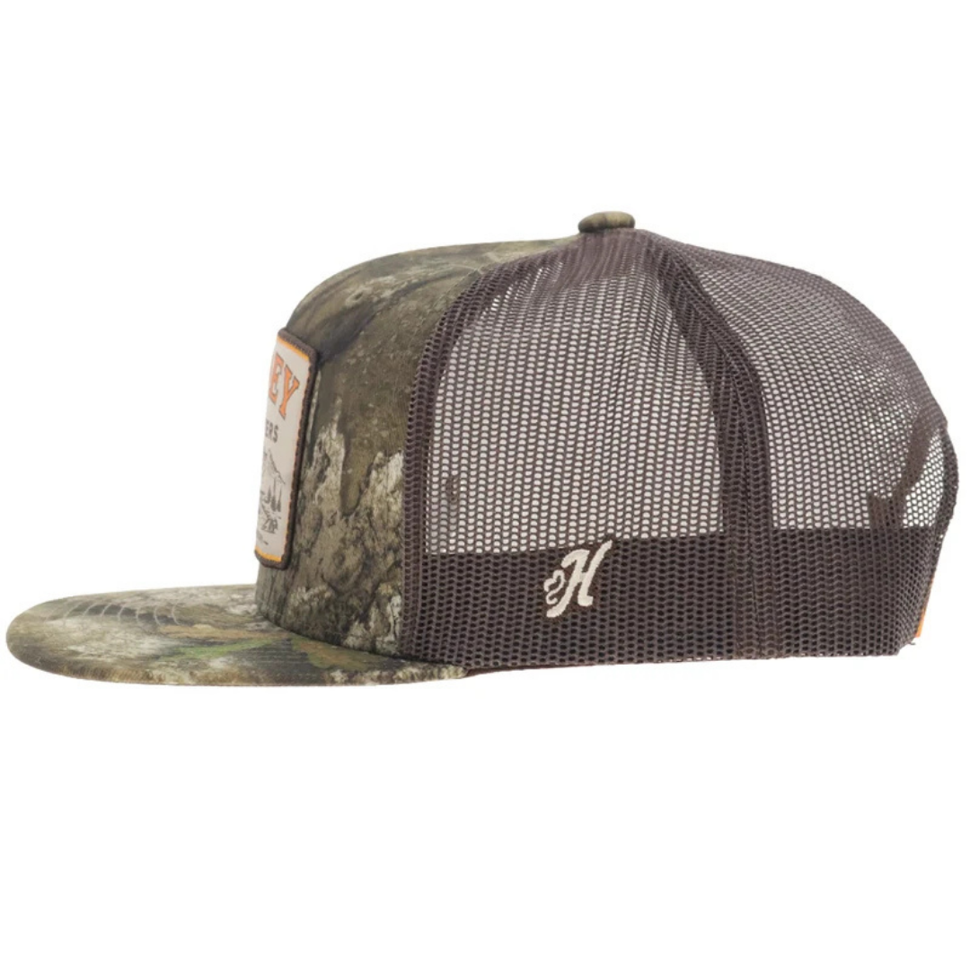 Hooey Backcountry Camo 6 Panel Trucker Cap 6049T-CABR