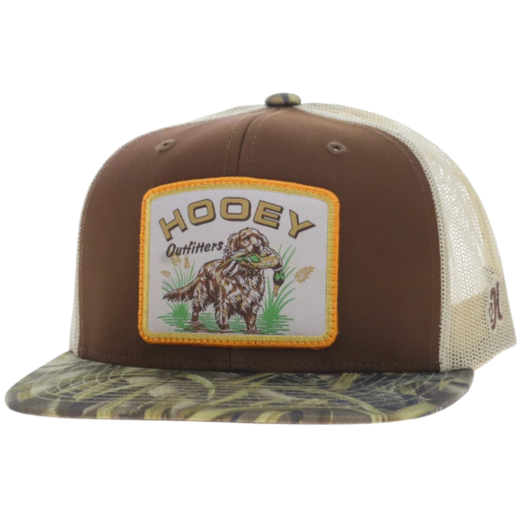 Hooey Retriever Brown & Cream 6 Panel Trucker Cap 6048T-BRCR