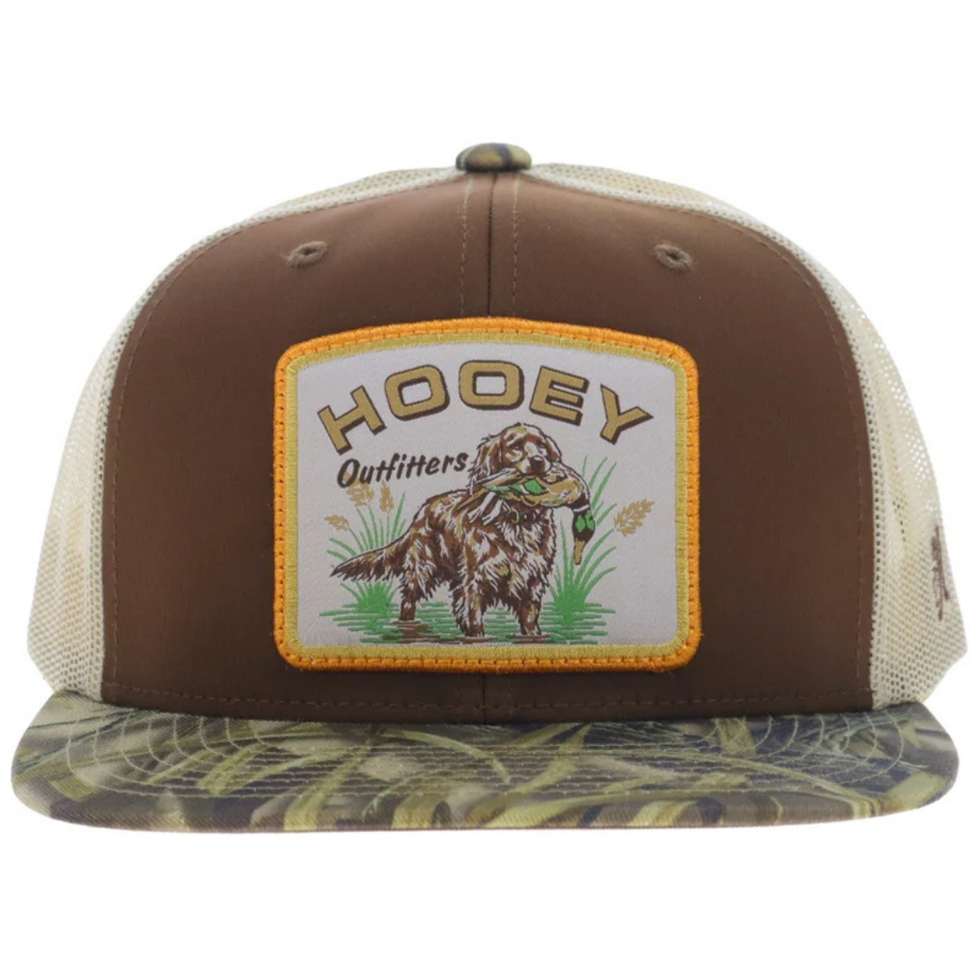 Hooey Retriever Brown & Cream 6 Panel Trucker Cap 6048T-BRCR