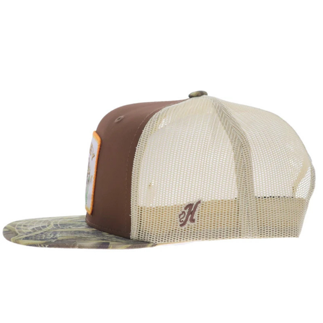 Hooey Retriever Brown & Cream 6 Panel Trucker Cap 6048T-BRCR