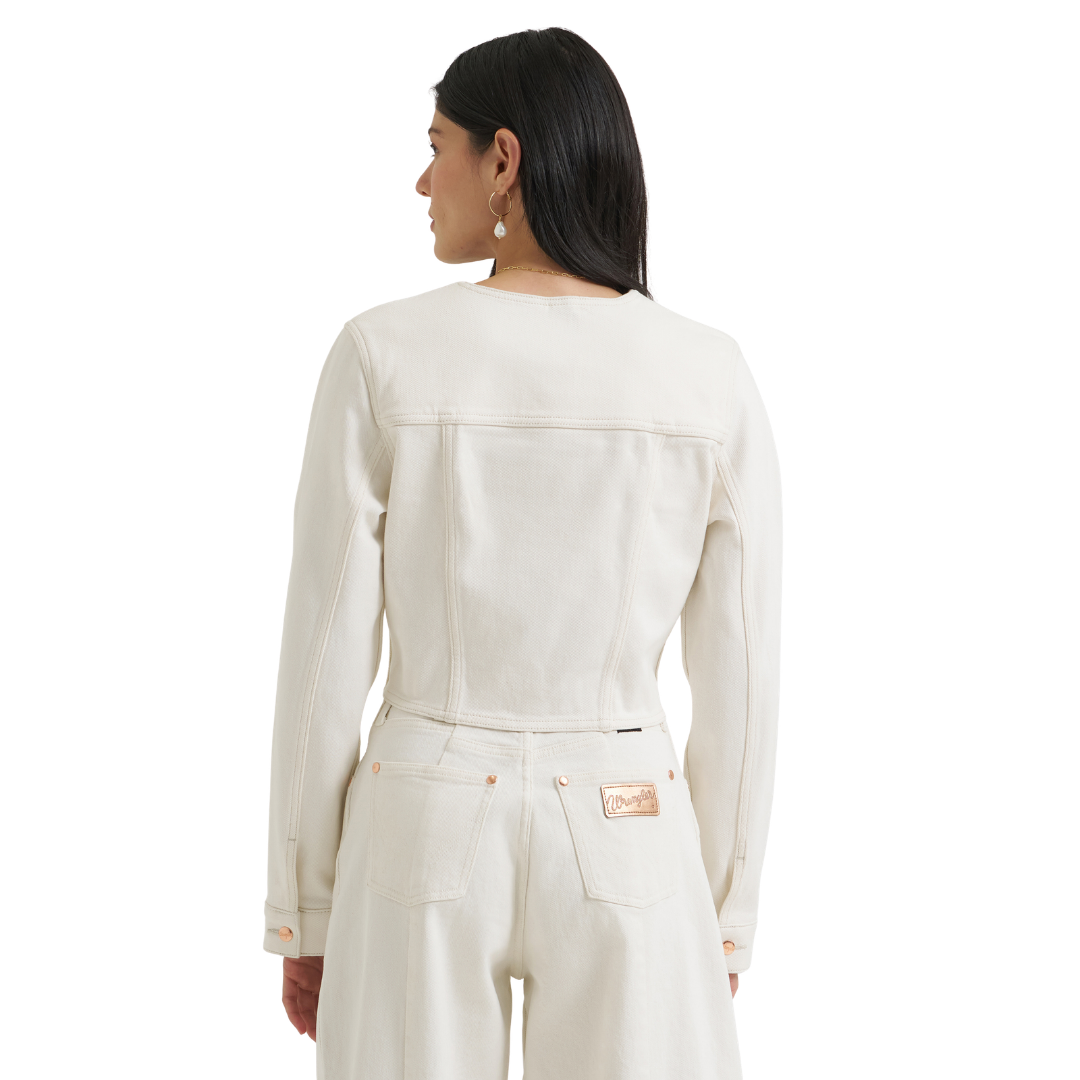 Wrangler X Lainey Wilson Ladies White Denim Top 112385568