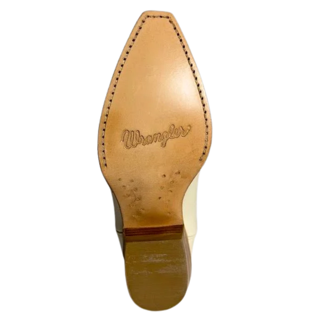 Wrangler Ladies Layla Ivory & Denim Leather Western Boot 71011130