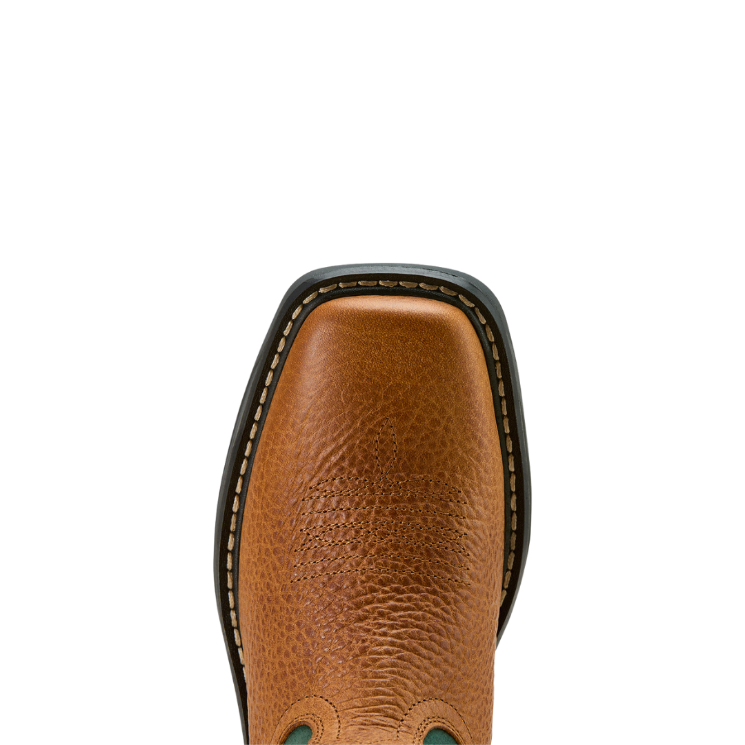 Ariat Youth Boy's WorkHog XT Coil Honey Wide Square Toe Boot 10061179