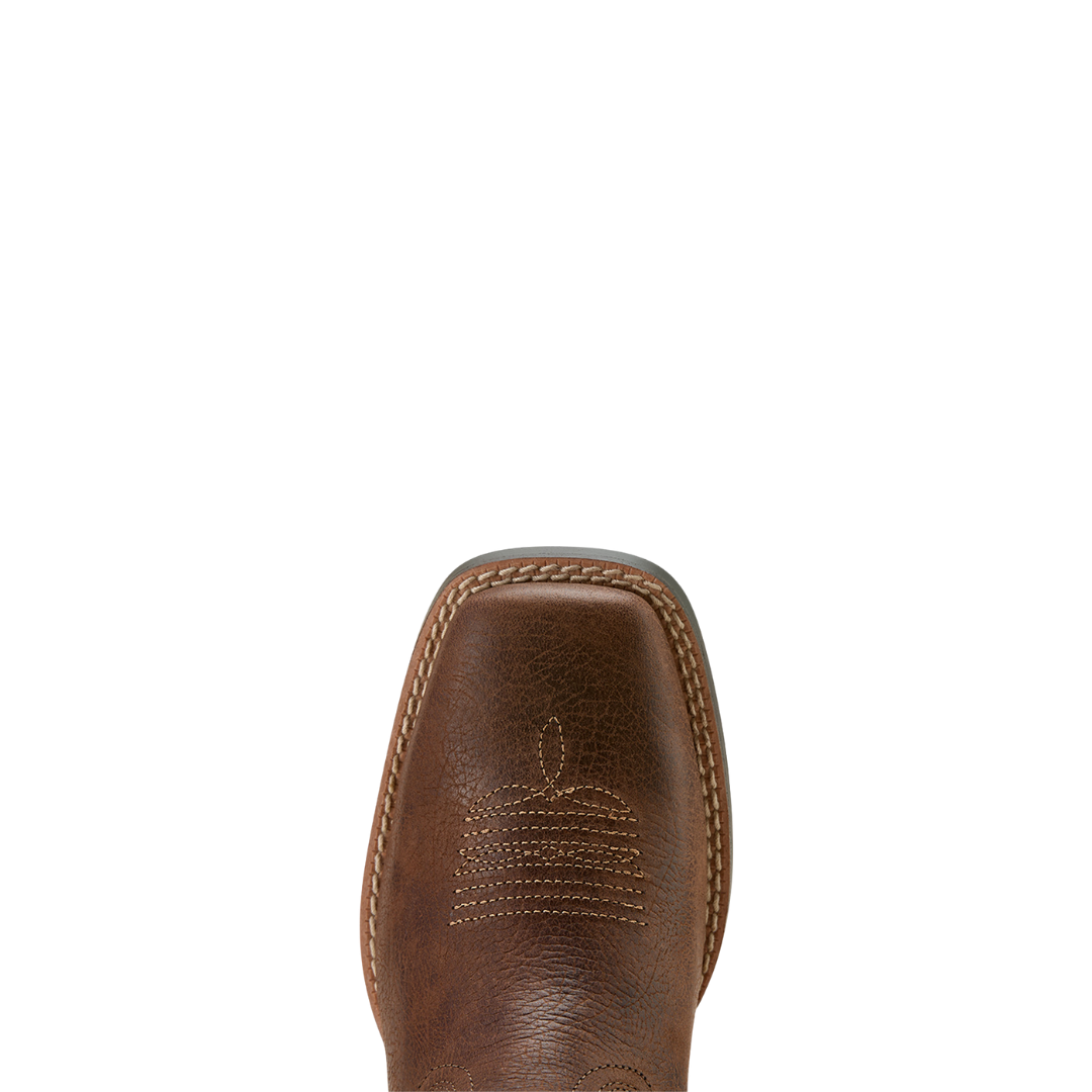 Ariat Youth Quickdraw VentTEK Rich Clay Wide Square Toe Boot 10061194