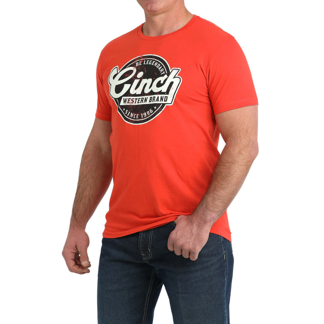 Cinch Men's Be Legendary Red Graphic T-Shirt MTT1690709