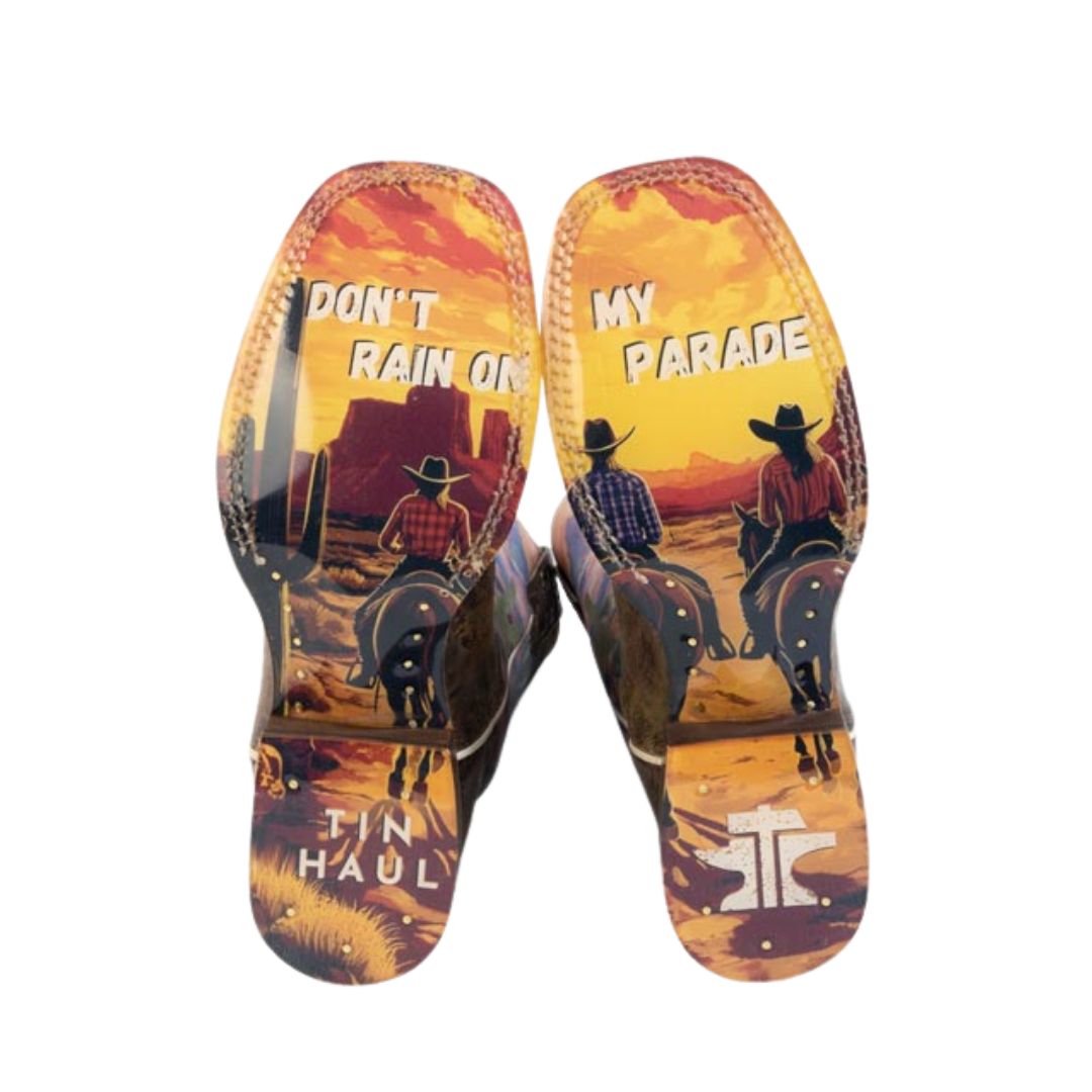 Tin Haul Ladies Dont Rain On My Parade Graphic Western Boot 14-021-0007-1573