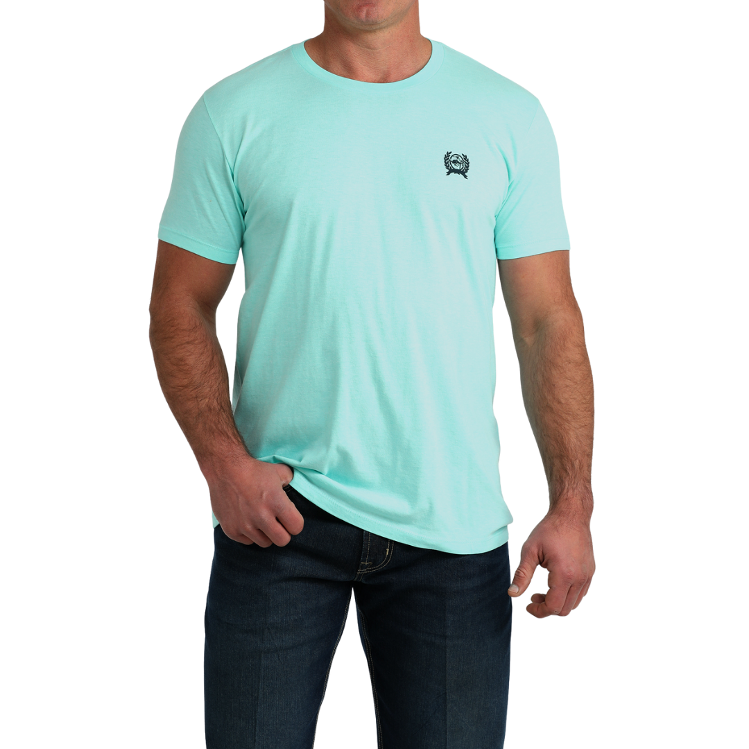 Cinch Men's Blue Short Sleeve T-Shirt MTT1690708