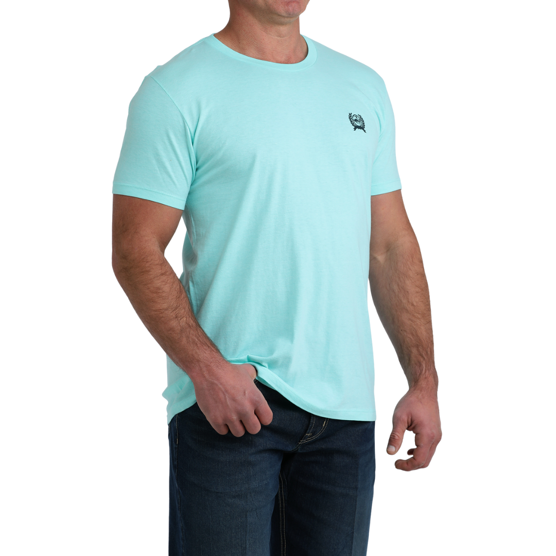 Cinch Men's Blue Short Sleeve T-Shirt MTT1690708
