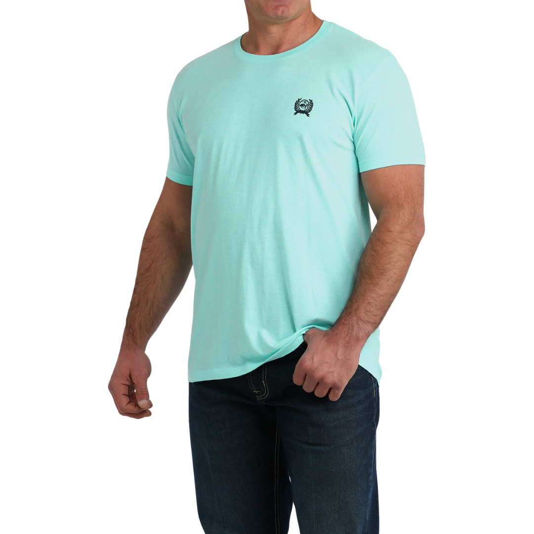 Cinch Men's Blue Short Sleeve T-Shirt MTT1690708