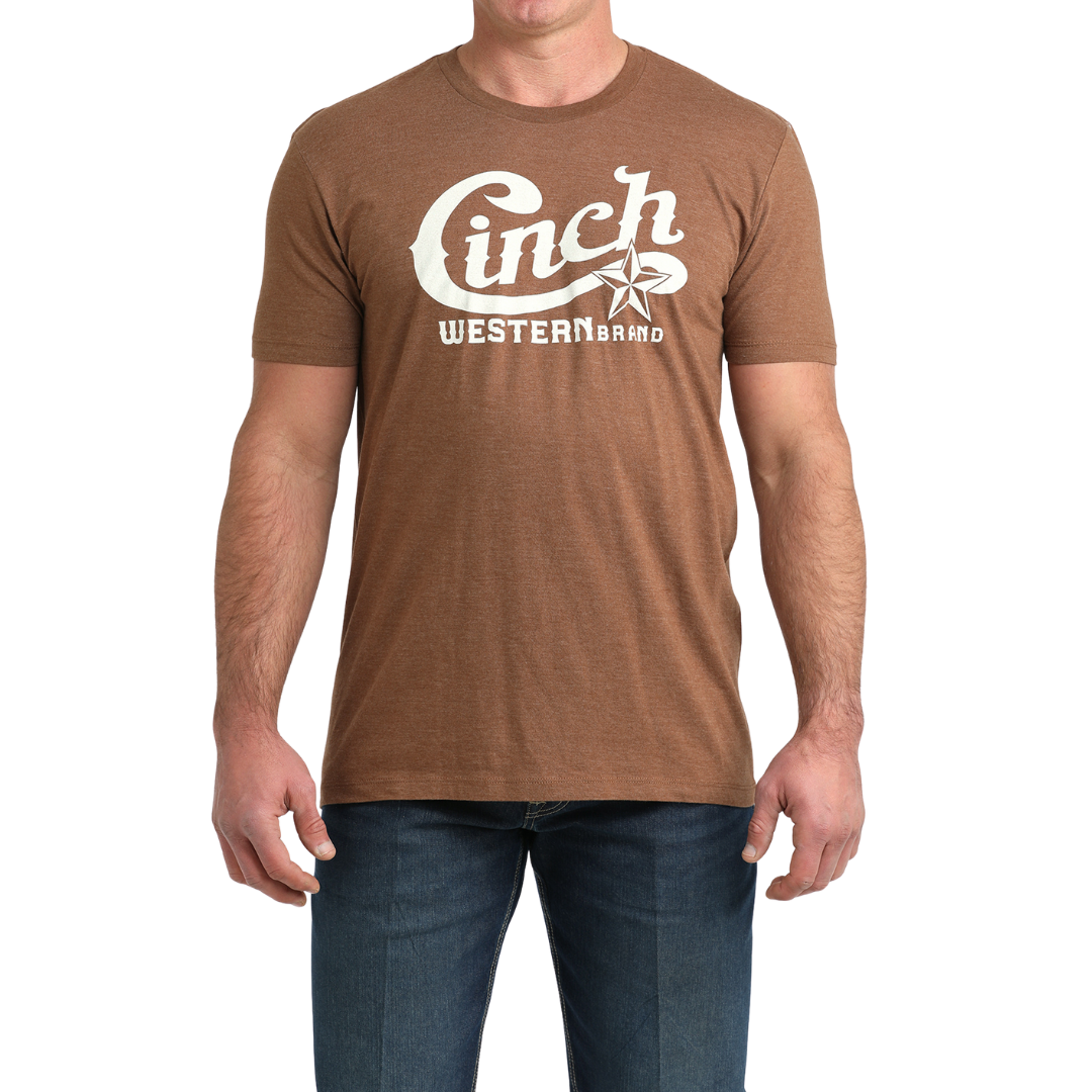 Cinch Men's Brown Short Sleeve T-Shirt MTT1690706