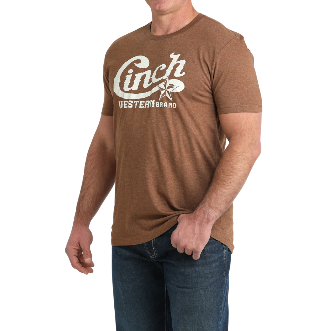 Cinch Men's Brown Short Sleeve T-Shirt MTT1690706