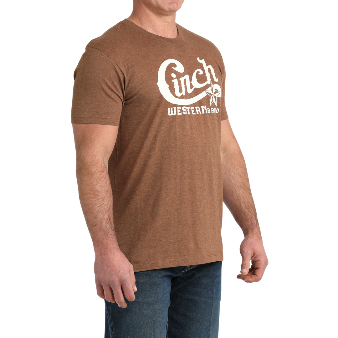 Cinch Men's Brown Short Sleeve T-Shirt MTT1690706