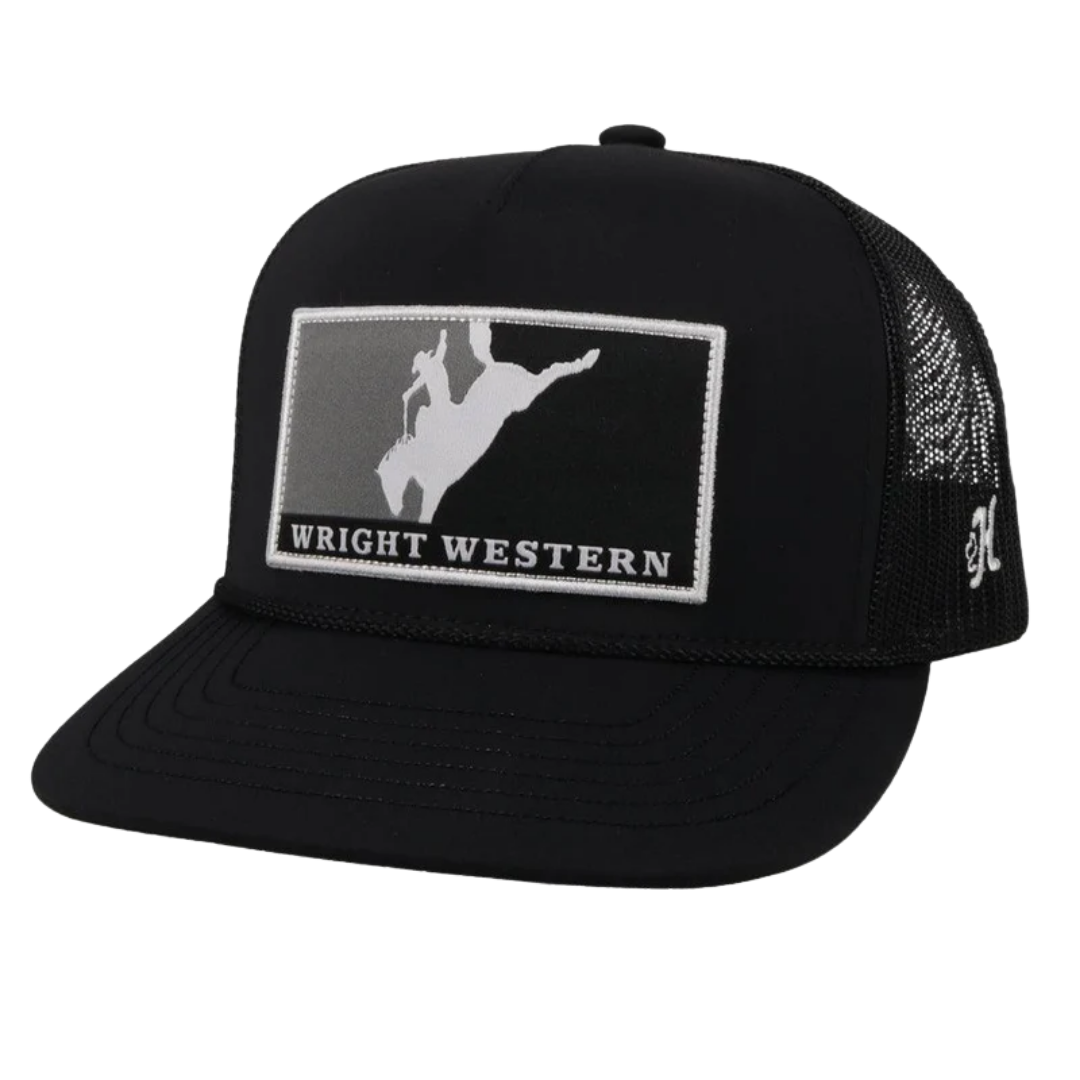 Hooey Men's Wright Brothers 5-Panel Black Snapback Hat WB002