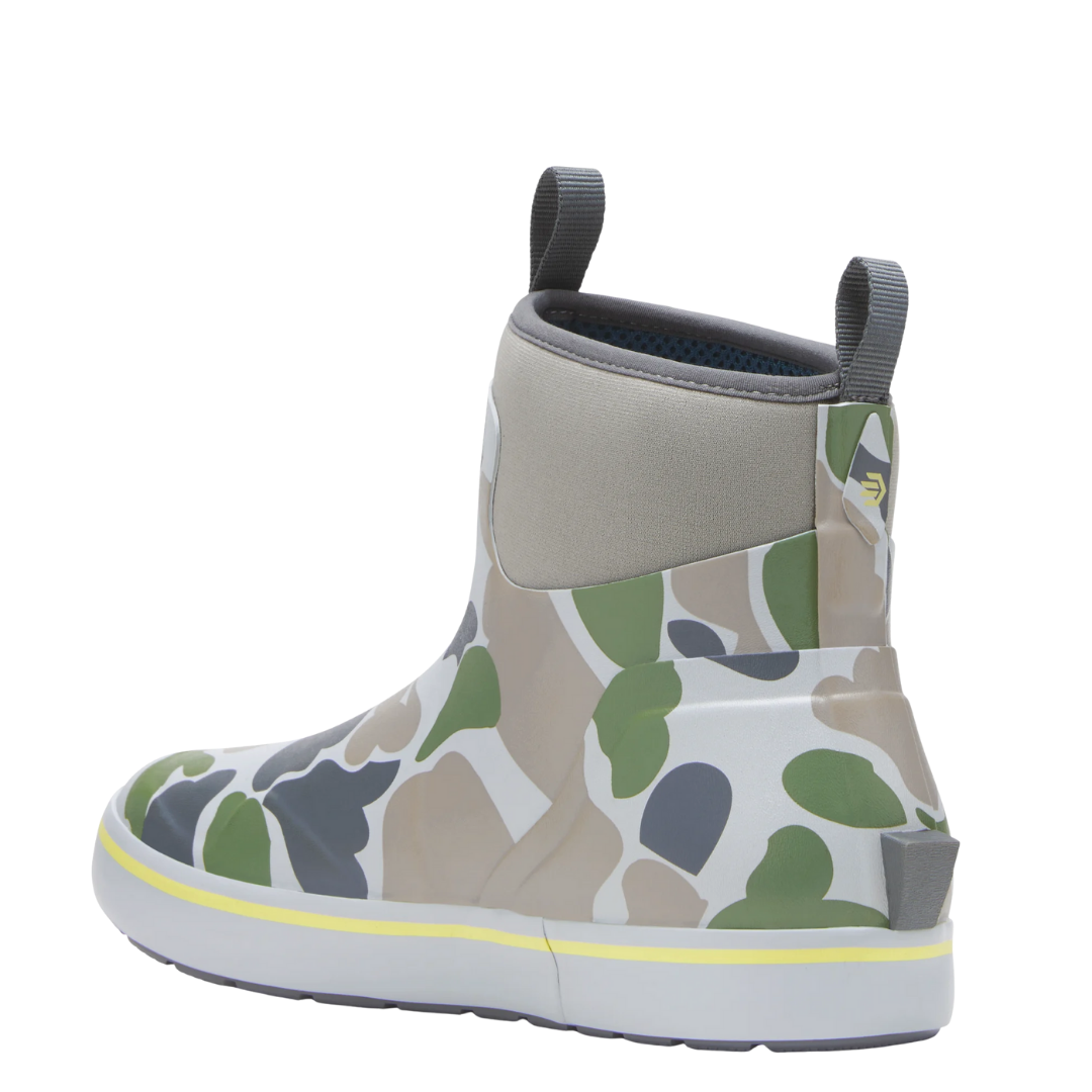 Lacrosse Men's Alpha 6" Seagrass Duck Camo Deck Boot 632442