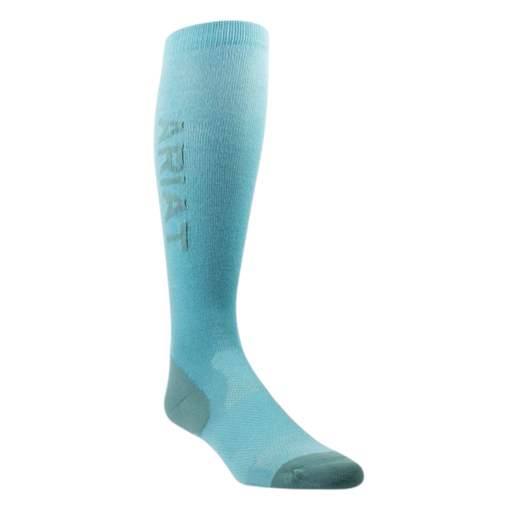 Ariat English AriatTEK Brittany Blue & Atlantic Performance Sock AR2340-431