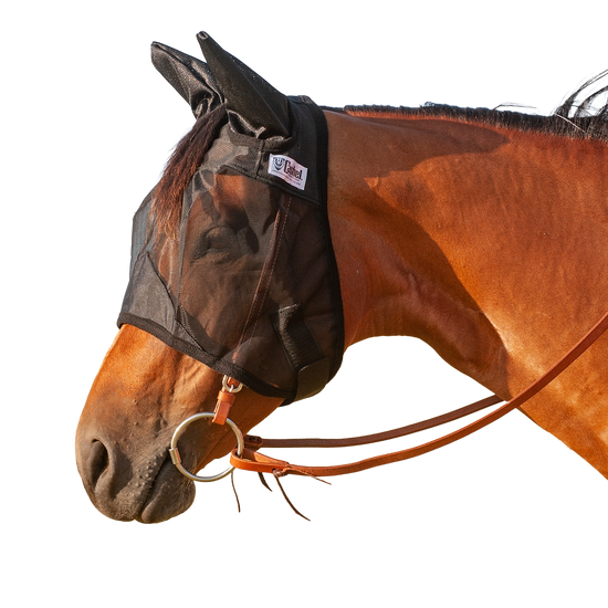 Cashel Quiet Ride Fly Mask Standard with Ears Arab/Small Horse
