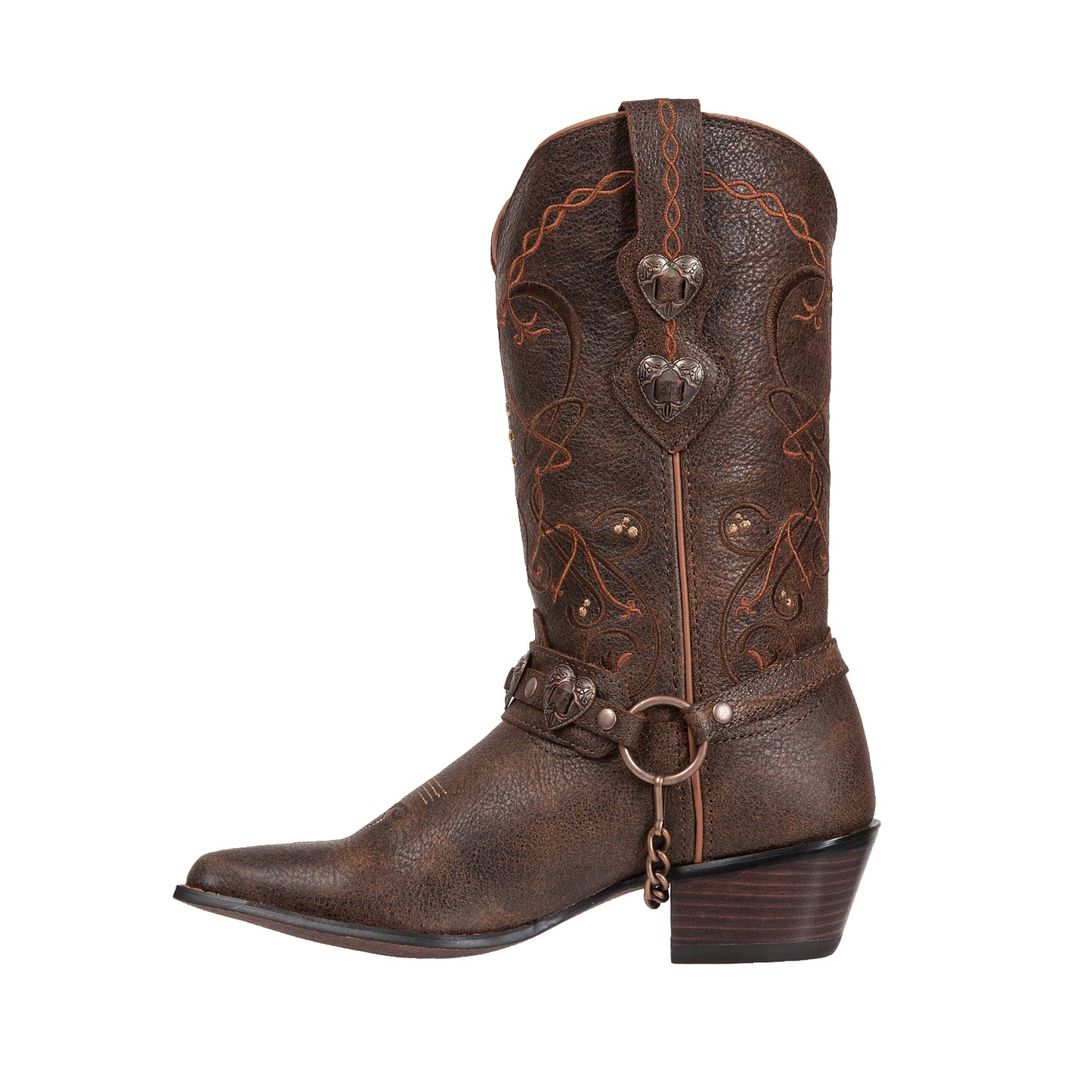Durango Ladies Crush Heartbreaker Brown Western Boot RD4155