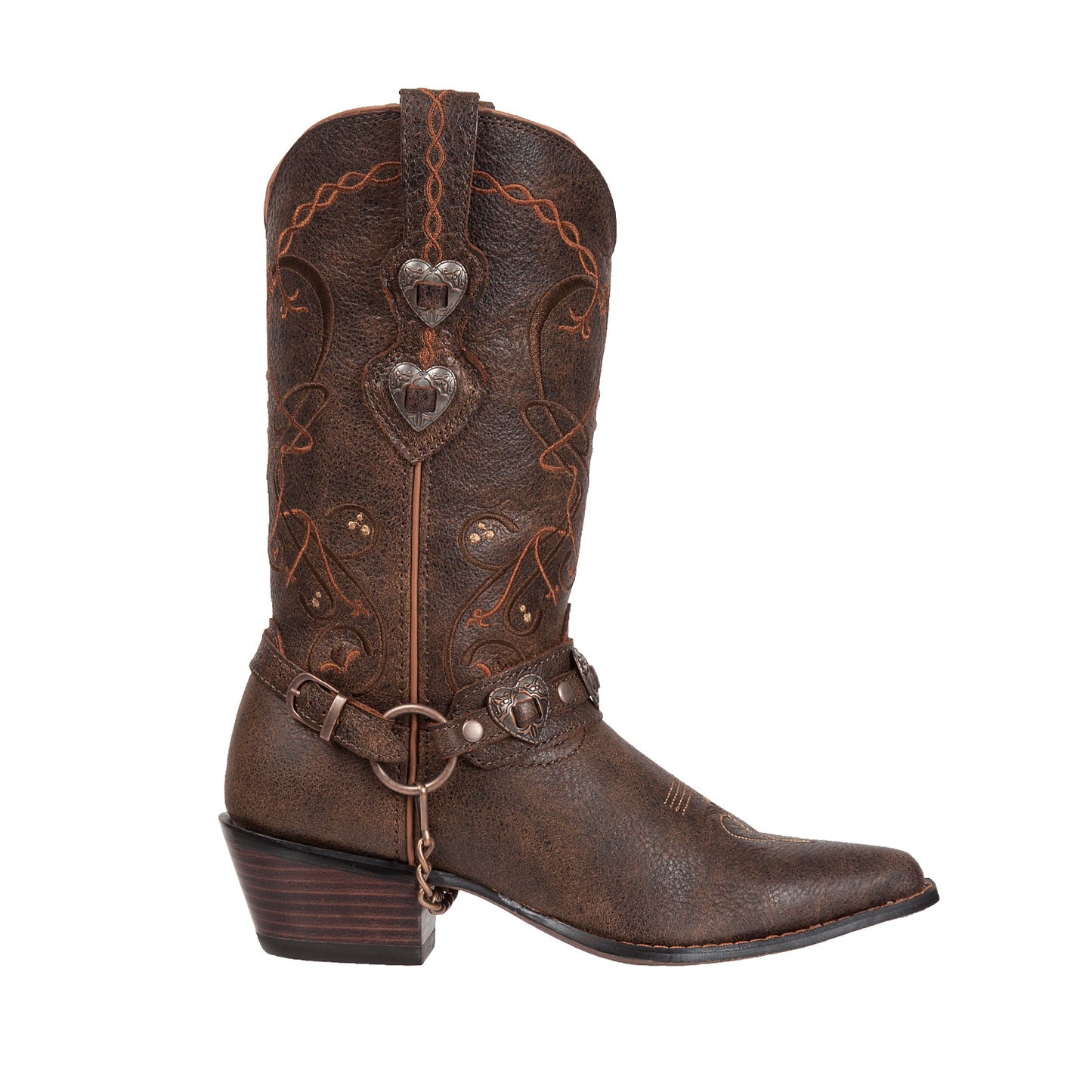 Durango Ladies Crush Heartbreaker Brown Western Boot RD4155