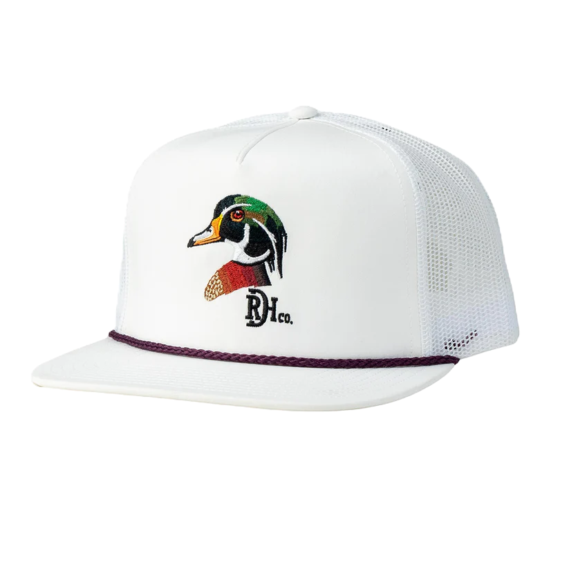 Red Dirt Hat Co. Men's Woody Classic White Trucker Cap RDHC-457
