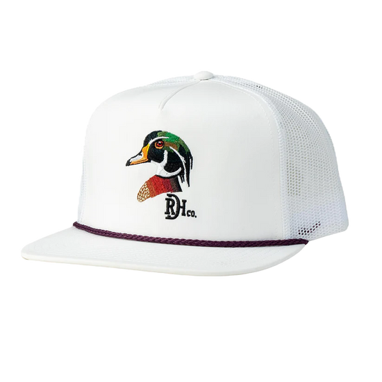 Red Dirt Hat Co. Men's Woody Classic White Trucker Cap RDHC-457