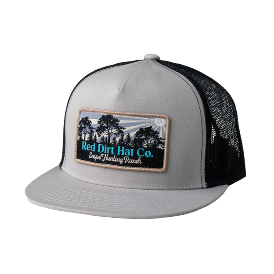 Red Dirt Hat Co. Men's Snipe Hunting Silver & Black Trucker Cap RDHC-461