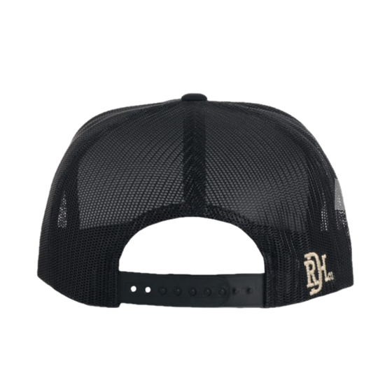 Red Dirt Hat Co. Fly South Graphic Black Trucker Cap RDHC-488